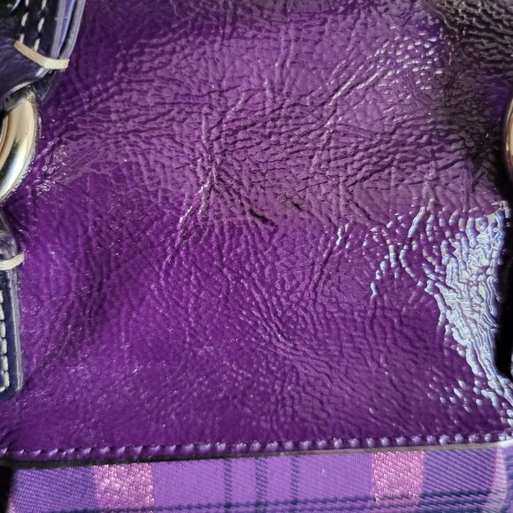 Coach Poppy Tartan Bag + Wristlet - Picture 10 of 15